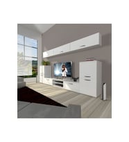 Decoraktiv Eko 9 Slm Dvd Tv Ünitesi Tv Sehpası (Beyaz)