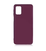 Galaxy M31S Kılıf Lansman Tasarım İç Yüzeyi Kadife Silikon (Koyu Mor)