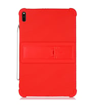 ALLY Huawei MatePad Pro 10.8 İnç Standlı Silikon Kılıf (Kırmızı)