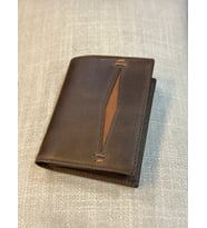 TRG POLO 2 RENKLİ HAKİKİ DERİ CÜZDAN (KAHVE-TABA)