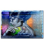 Cakapuzzle Duvar Boyama Genç Kadın Profil Puzzle Yapboz MDF (Ahşap) (255 Parça)