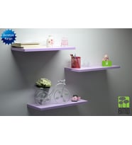 DUVAR RAF SETİ (50CM ÜÇLÜ ) (Lila)