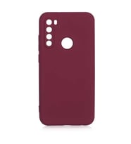 Xiaomi Redmi Note 8 Kılıf İçi Kadife Lansman Kapak (Koyu Mor)
