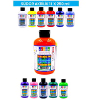 Akrilik Boya 250 Ml 1 Adet (Turuncu)
