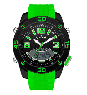 Colori 5-Cld023 52Mm Erkek Kol Saati (Yeşil-Siyah)