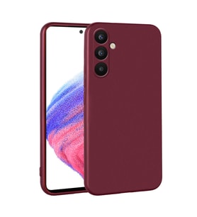Galaxy A34 Kılıf Zore Premier Silikon Kılıf (Mürdüm)