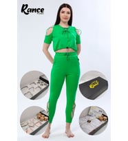 Enchant Pijama Takımı Pembe RNC203 (Yeşil)