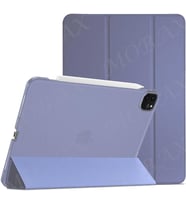 Apple iPad Pro 11 2. Nesil Kılıf PU Deri Smart Standlı Case A2228 A2068 A2230 A2 (Leylak)