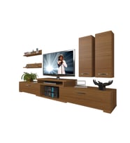 Decoraktiv Flex 5d Mdf Tv Ünitesi Tv Sehpası (Ceviz)