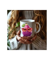 Meyve Emoji Şeklinde 3 Boyutlu Tasarım Seramik Kupa Mug - Hediyelik Kupa Bardak (06)