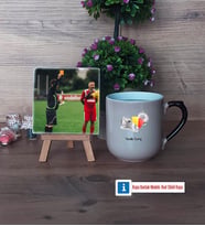 Hakem Fotoğraflı Dekoratif Taş, Kupa Bardak Beyaz Hediye (Model 10)