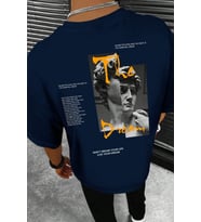 Unisex The Dream Baskılı Tasarım Tshirt (Lacivert)