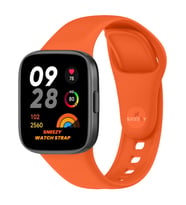 Xiaomi Redmi Watch 3 Uyumlu PureLux Soft Silikon Kordon (Turuncu)