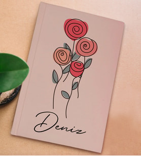 Kendin Tasarla Sert Kapaklı Defter-4 (Pembe)