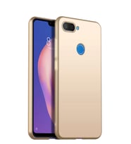 Microsonic Matte Silicone Xiaomi Mi 8 Lite Kılıf (Gold)