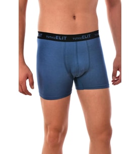 Tutku Elit Erkek Modal Elastan Spor Boxer 1252 - 6 Adet (Mavi)