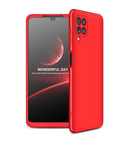 Galaxy M22 Kılıf Zore Ays Full Koruma Kılıf (Kırmızı)
