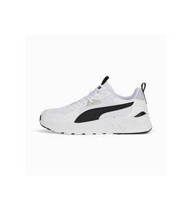 Puma Trinity Lite Erkek Sneaker Spor Ayakkabı (Beyaz-Siyah)