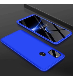 Galaxy M30S Kılıf Zore Ays Full Koruma Kılıf (Mavi)