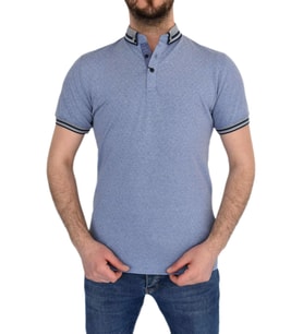 Erkek Polo Yaka Tişört T-785 BGL-ST01815 (İndigo)