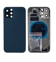 Apple iPhone 12 Pro Max İle Uyumlu Boş Kasa (Mavi)