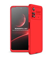 Xiaomi Poco M4 Pro 4G Kılıf Zore Ays Kapak (Kırmızı)