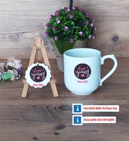 Love Yourself Kupa Bardak Kırmızı ve Ahşap Anahtarlık Hediye (Model 4)