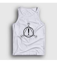 Presmono Unisex Sarı Logo Panic! at the Disco Atlet 72520tt (Beyaz)