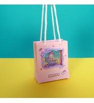 Çanta Model Sanrio Karekterli Işıklı Müzik Kutusu (Pembe)