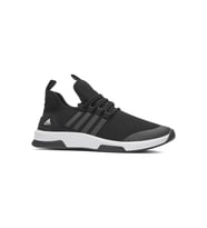 Günlük Kadın - Erkek Sneaker Triko Bağcıklı Yürüyüş Esnek Spor Ayakkabı 249 (SIYAHBEYAZ-SIYAH)