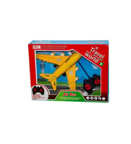 Zeytoys Kumandalı Uçak ZEY2024,Eğlenceli Işıklı Oyuncak Uçak (Sarı)