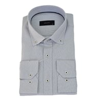 Erkek Klasik Uzun Kol Çizğili Gömlek BGL-ST03511 (Füme)