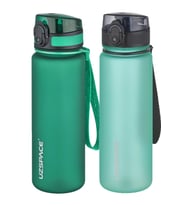 Uzspace 2'li Tritan Matara Seti 500 ml 14 Farklı Renk Seçeneği FiftyFifty (Royal Mavi - Yeşil)