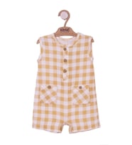 KD43034 Müslin Desenli Pantolon 3-6/6-9/9-12AY (Hardal)