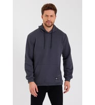 Kanguru Cepli Kapüşonlu İçi pamuklu Erkek Sweatshirt (Antrasit)