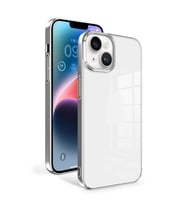 Apple iPhone 14 Plus Kılıf Zore Sun Kenarları Renkli Şık Tasarım Kılıf (Gümüş)
