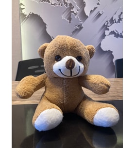 ÖZGÜNER RENKLİ  20CM AYICIK (Kahverengi)