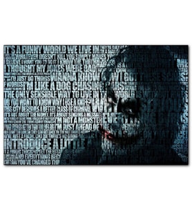 Cakapuzzle Joker Yüzü ve Replikleri  Puzzle Yapboz MDF (Ahşap) (1000 Parça)