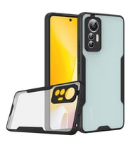 Xiaomi Mi 12 Lite Kılıf Parfe Kenarları Pastel Renk Silikon Kılıf (Siyah)