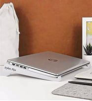 Kendin Tasarla Taşınabilir Ahşap Notebook Laptop Standı (Beyaz)