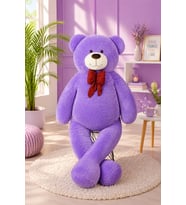 200 cm Papyonlu Büyük Ayıcık (%100 Yerli) (Lila)