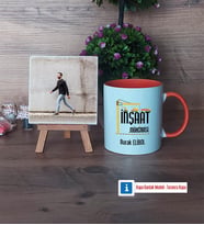 İnşaat Mühendisi Fotoğraflı Dekoratif Taş, Kupa Bardak Beyaz Hediye (Model 13)