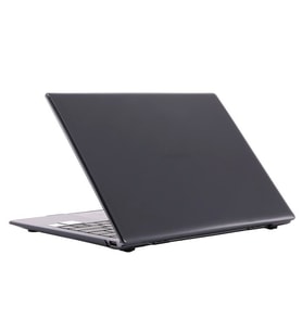SyncCase Huawei MateBook XPro ile Uyumlu Kılıf 2022/2023 14.2inç HardCase Kristal (Siyah)