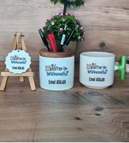 Matematik Mühendisi Hediye Sepeti Kupa Bardak T Kulplu, Kalemlik ve Anahtarlık Mühendisler Günü Hediyesi (Model 8)