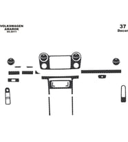 Meriç® Volkswagen Amarok Ön Torpido Kaplama Maun 37 Parça 2011-› (Karbon)