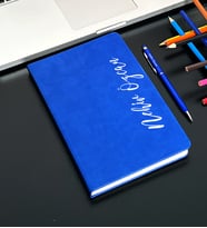 Kendin Tasarla Defter Kalem (Mavi)