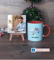Web Tasarım Uzmanı Fotoğraflı Dekoratif Taş, Kupa Bardak Beyaz Hediye (Model 13)