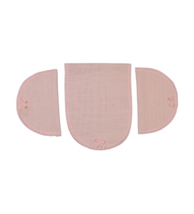 Etamin İşlenebilir 3 Parça Yatak Odası Takımı (Pembe)