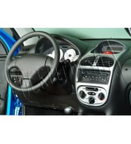 Meriç® Peugeot 206 Ön Torpido Kaplama Maun 10 Parça 2001-2010 (Alüminyum)