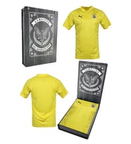 Fenerbahçe Orijinal A Takım Futbolcu Antrenman T-Shirt Ahşap Kutulu (Sarı-Lacivert)